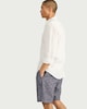image 2 of F&F Linen Blend Shorts in Grey