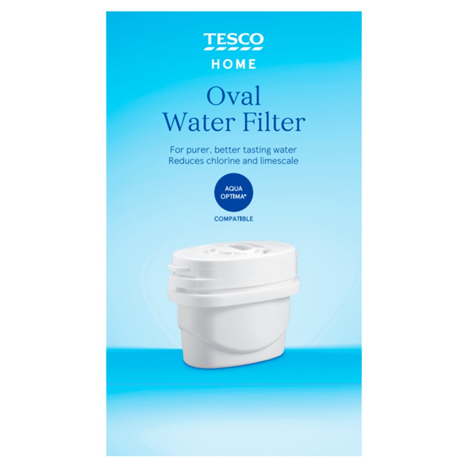 Tesco 30 Day Water Filter Oval Plus Compatible