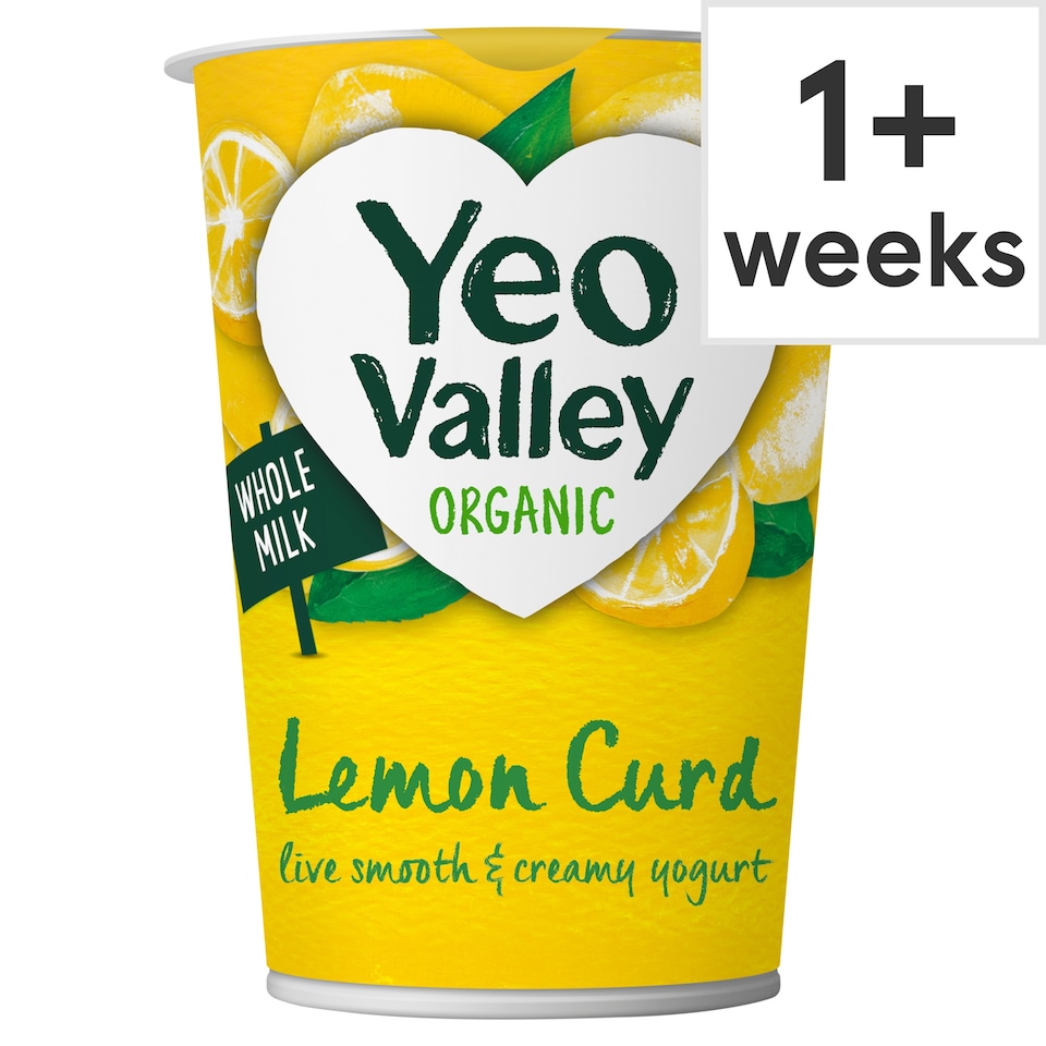 image 1 of Yeo Valley Organic Whole Milk Lemon Curd Yogurt 450G