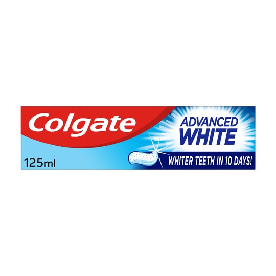 Colgate Advanced White Toothpaste 125Ml Tesco Groceries