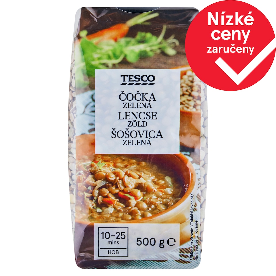 Tesco Green Lentils 500g