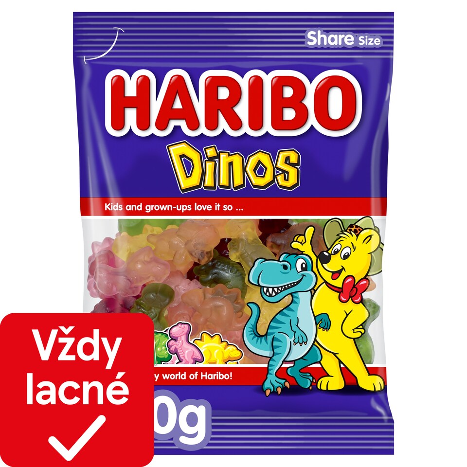 Haribo Dinos želé s ovocnými príchuťami 200 g