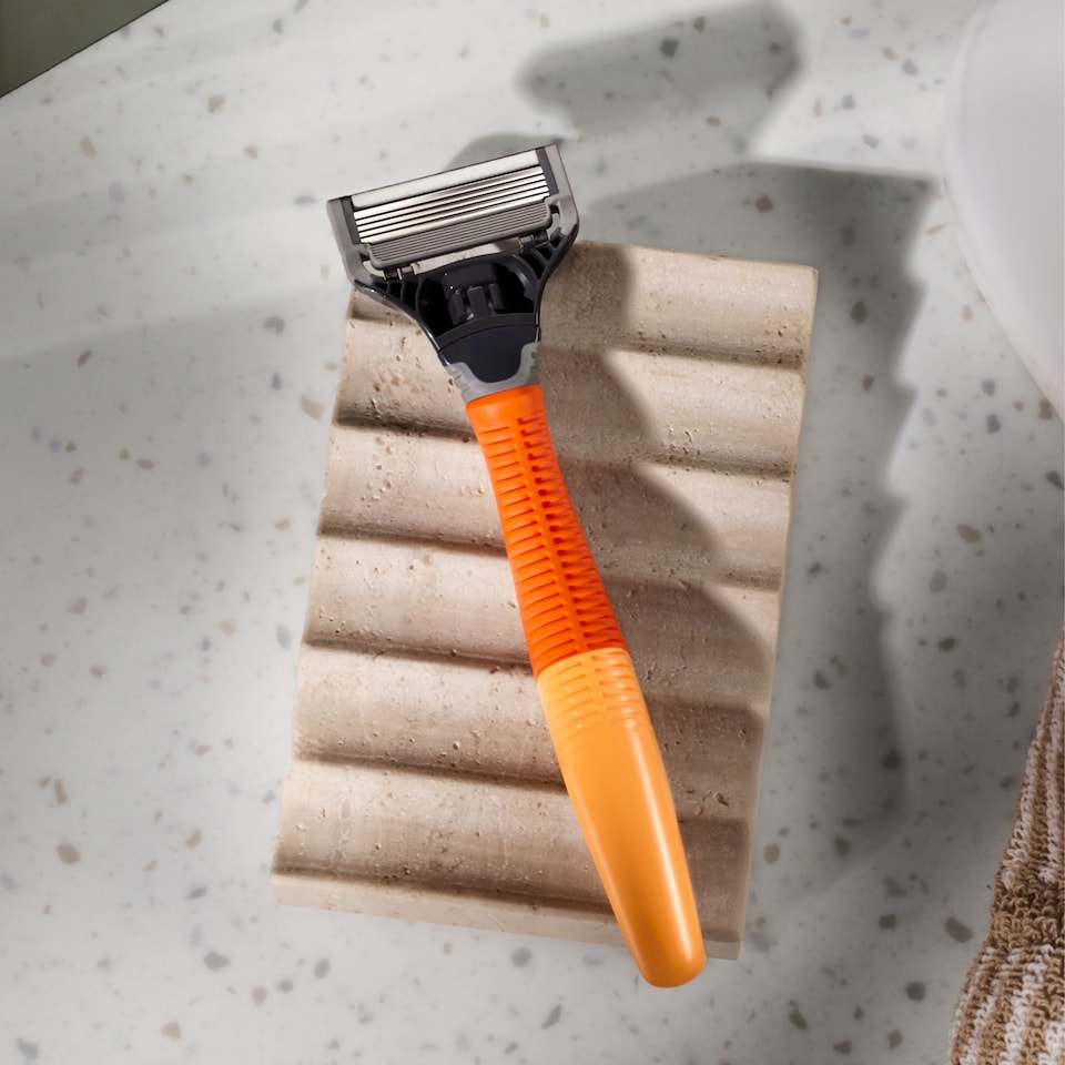 image 1 of Harry's Razor 5 Blade Refill Bright Orange