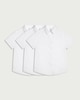 image 4 of F&F Girls School 3-Pack Dressing Made Easy Shirts in White