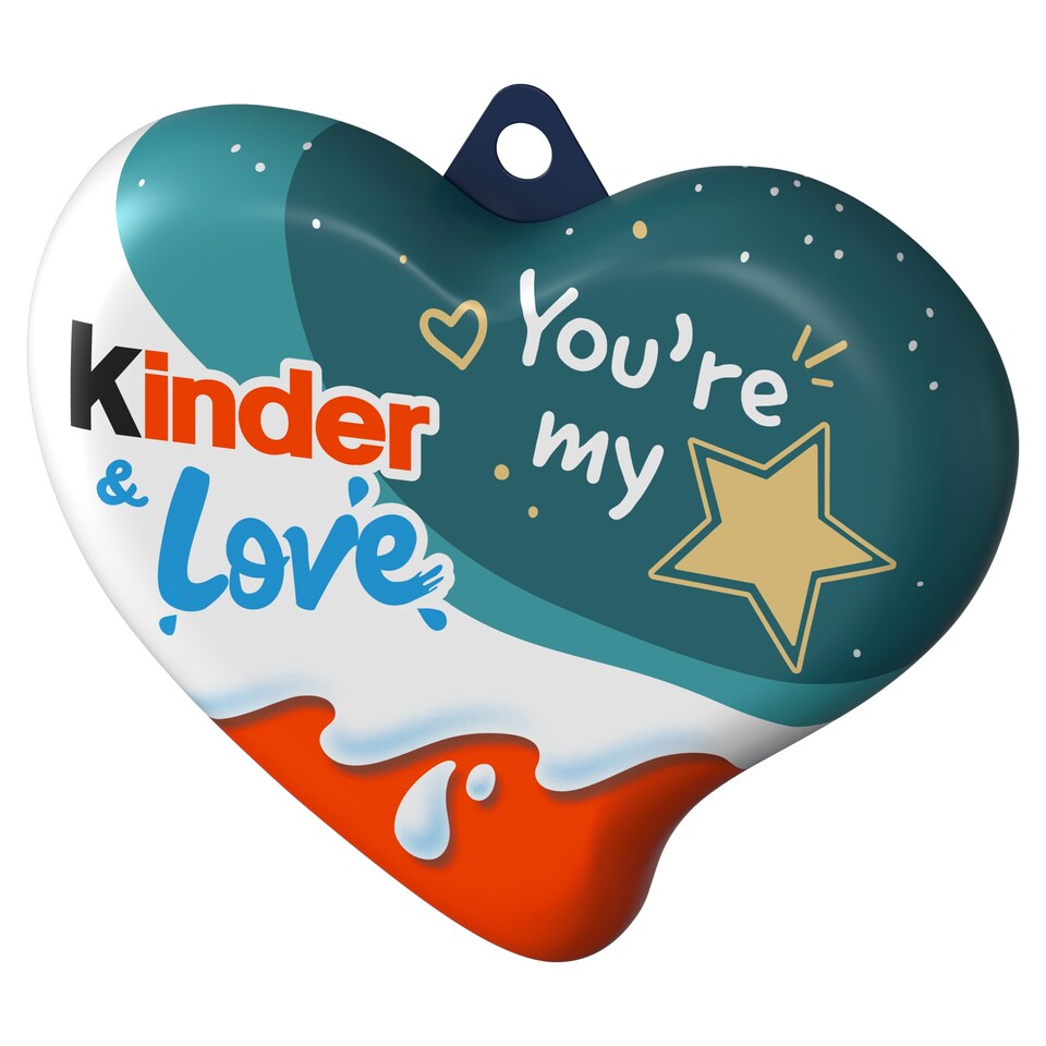 Obrázek 1 pro produkt Kinder Love plněná mléčná čokoláda s mléčnou náplní 37g