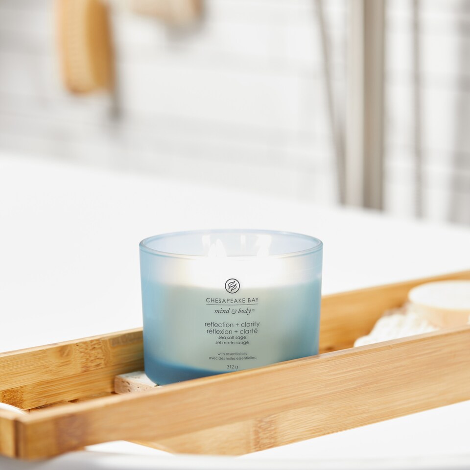 image 1 of Chesapeake Multi Wick Sea Salt Sage Candle 312g