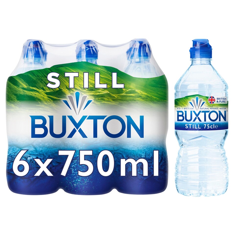 Buxton Still Mineral Water 6X75cl