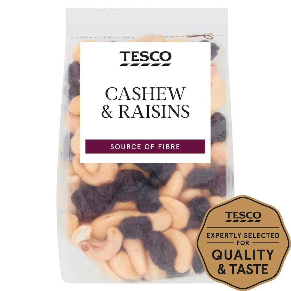 Tesco Cashew & Raisins 200G