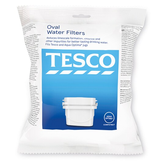 Tesco 30 Day Water Filter Oval Plus Compatible Tesco Groceries
