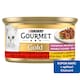 image 1 of GOURMET GOLD Canned Food for Cats Beef Chicken 85g