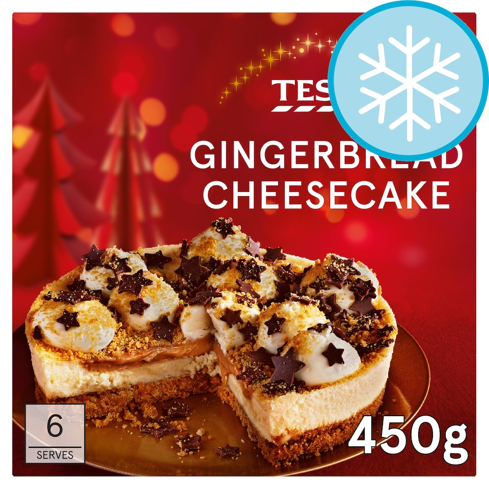 Tesco Ginger Bread Vanilla Cheesecake 450g