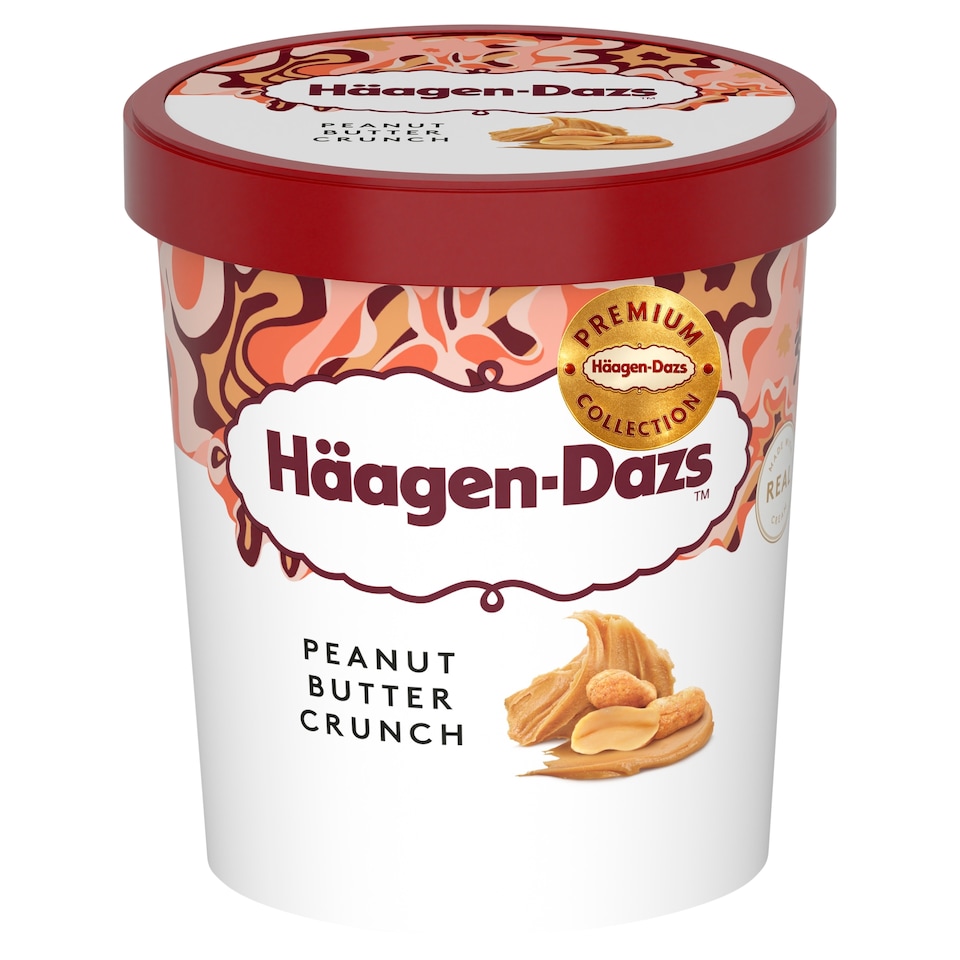 Häagen-Dazs Peanut Butter Ice Cream with Caramelized Peanut Pieces 460ml