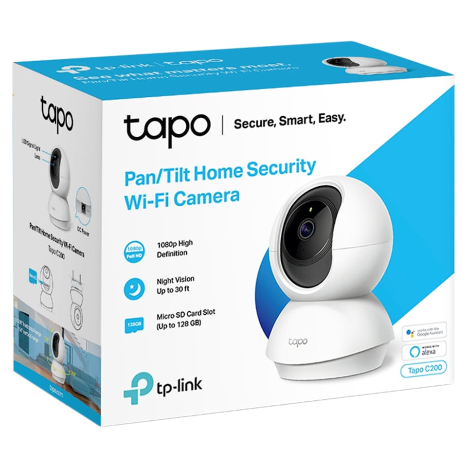 Pan/Tilt Home Security Wifi Camera