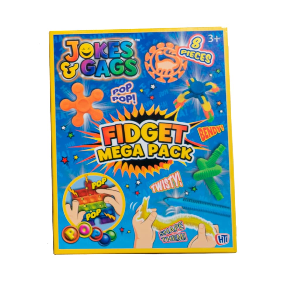 image 1 of JOKES & GAGS FIDGET MEGA 8 PIECES