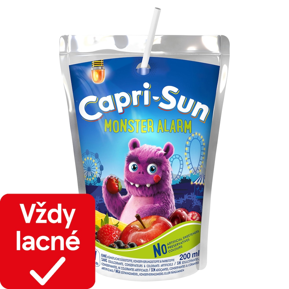 Capri-Sun Monster Alarm ovocný nápoj 200 ml