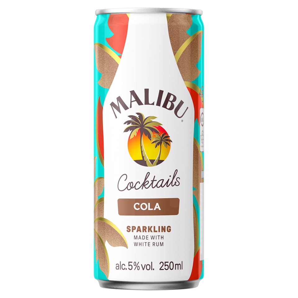 Malibu Cola Ready to Drink Premix 250ml