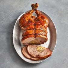 Tesco Finest Easy Carve Duck with Pork, Orange & Maple Stuffing & Spiced Orange Glaze 1.6kg  (Serves 6)