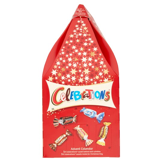 Celebrations 3d Large Advent Calendar 273g Tesco Groceries