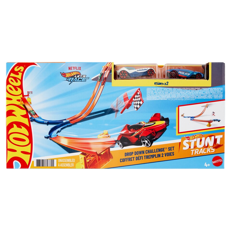 Mattel Hot Weels Stunt Tracks Drop Down Challenge készlet