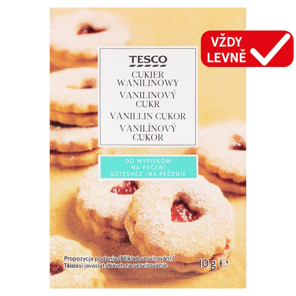 Tesco Vanilinový cukr 10g