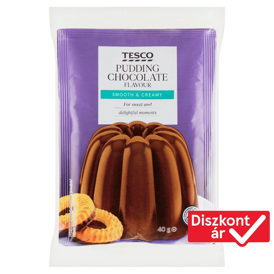 Tesco Chocolate Flavoured Pudding Powder 3 x 40 g