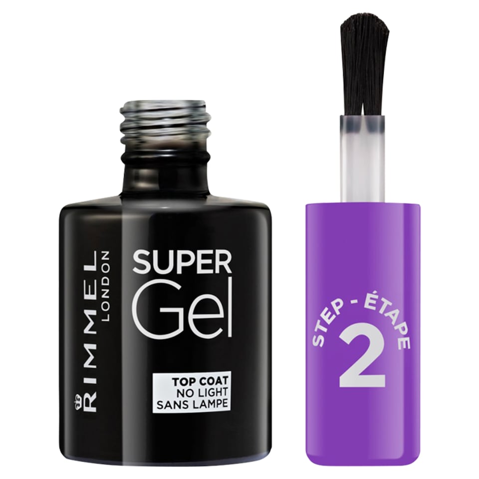 image 1 of Rimmel Super Gel Nail Polish Top Coat 12Ml