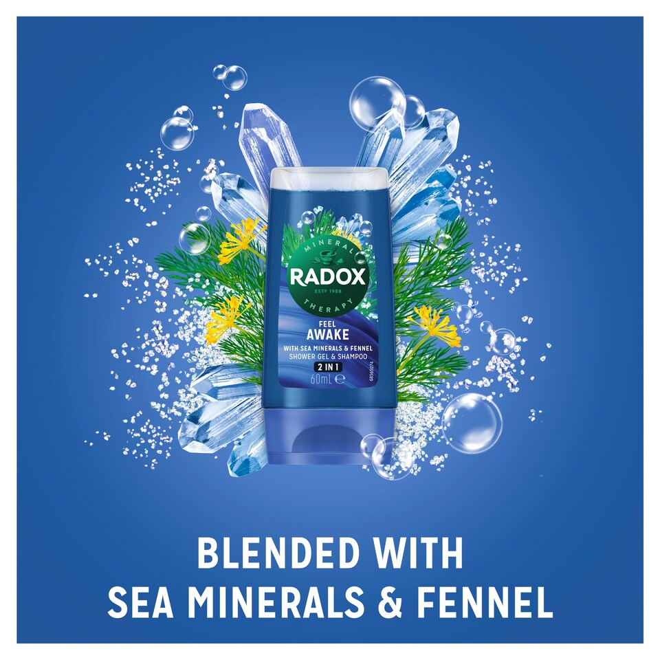 image 1 of Radox Therapy Feel Awake 2 In 1 Gel 60Ml