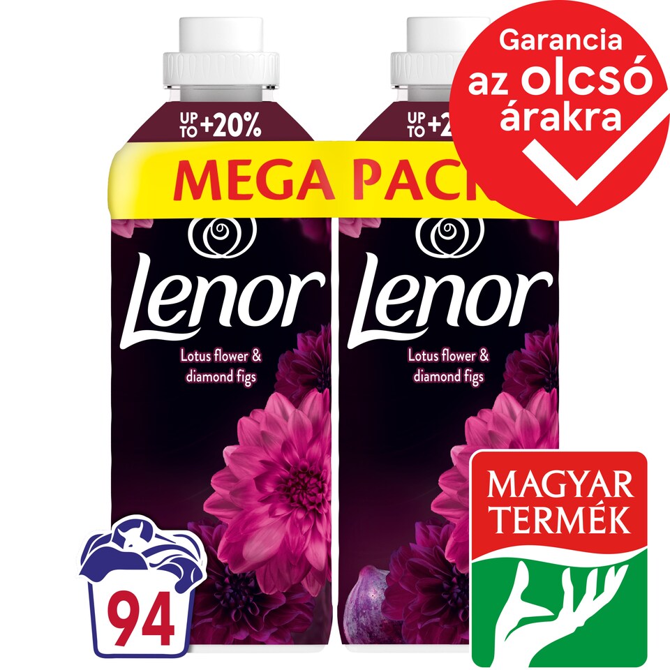 Lenor Textilöblítő 94 Mosáshoz, Lotus Water & Diamond Figs 1. kép
