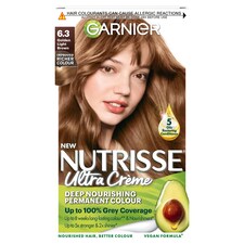 Garnier Nutrisse 6.3 Golden Light Brown Prmt H/Dye
