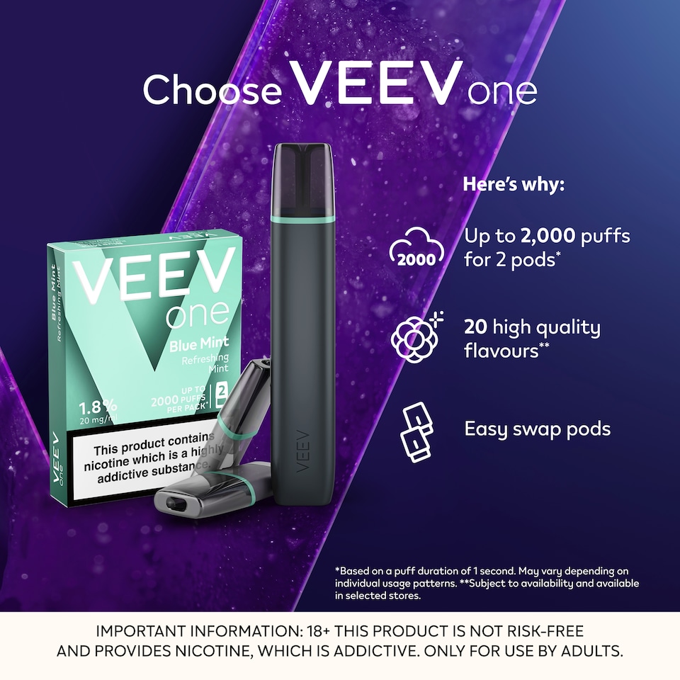 image 1 of VEEV ONE BLUE MINT 20mg/ml 2x2ml