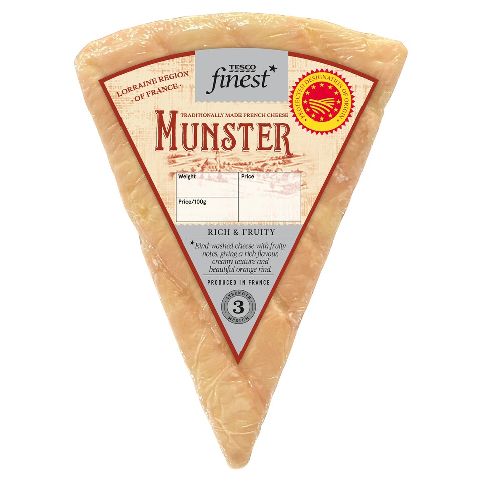 Tesco Finest Munster French Cheese 120G