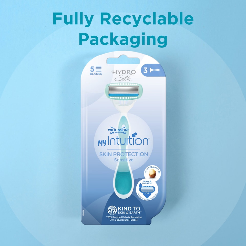 image 1 of Wilkinson Sword myIntuition Hydro Silk Women's Disposable Razors x 3