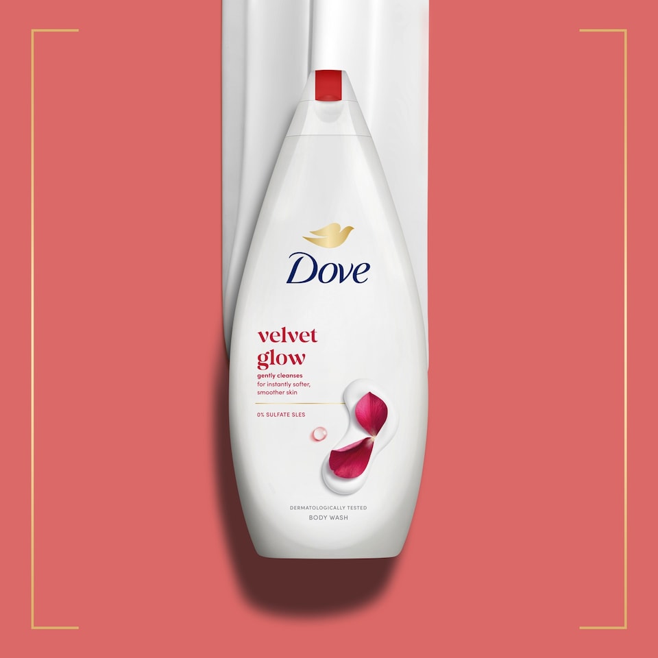 image 1 of Dove Velvet Glow Body Wash Shower Gel 720ml