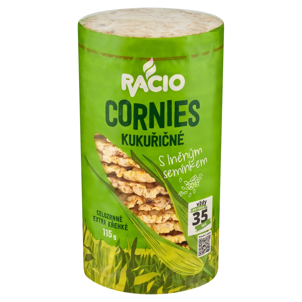 image 1 of Racio Cornies Corn Cakes with Linseed 115 g