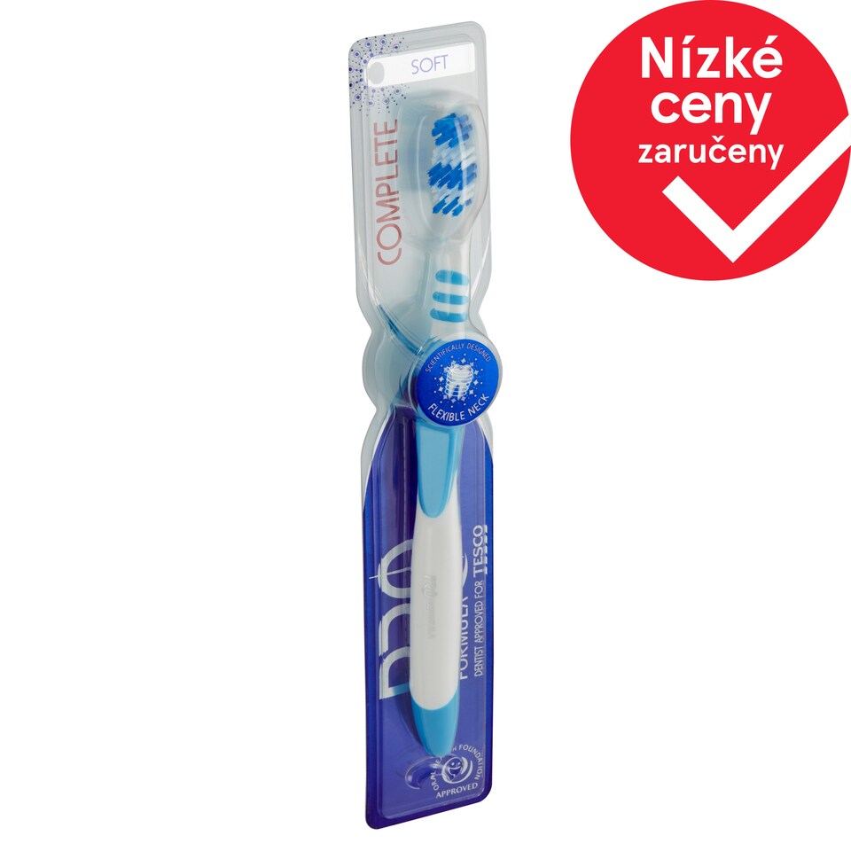 Obrázek 1 pro produkt Tesco Pro Formula Complete zubní kartáček měkký s ohebným krkem