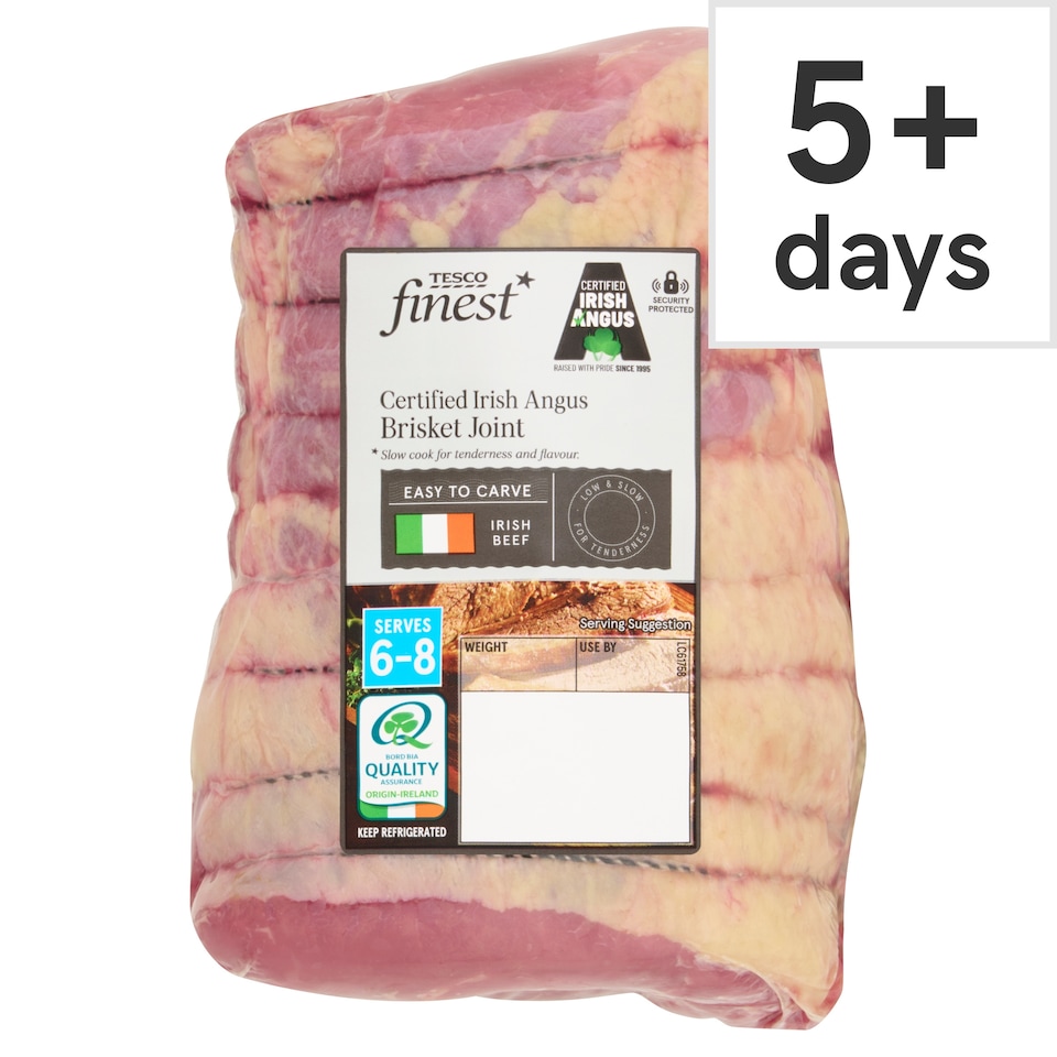 Tesco Finest Certified Irish Angus Beef Brisket Joint 1.25kg