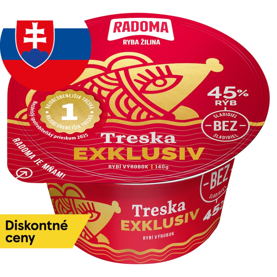 PRETO Ryba Žilina Treska Exklusiv 140 g