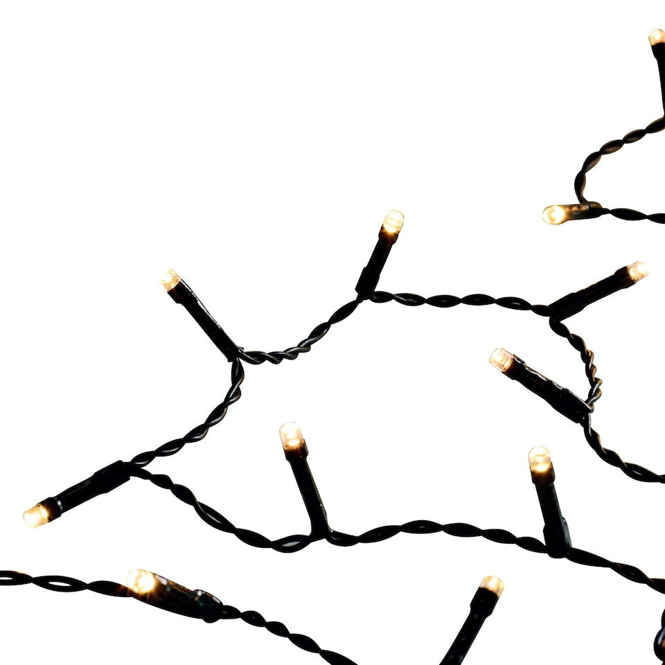 image 1 of Tesco 500 Multifunction Warm White LED Christmas Lights