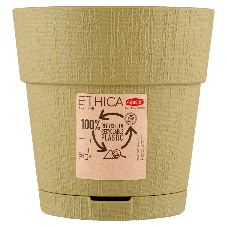 Stefanplast Ethica kaspó + alj 15 cm