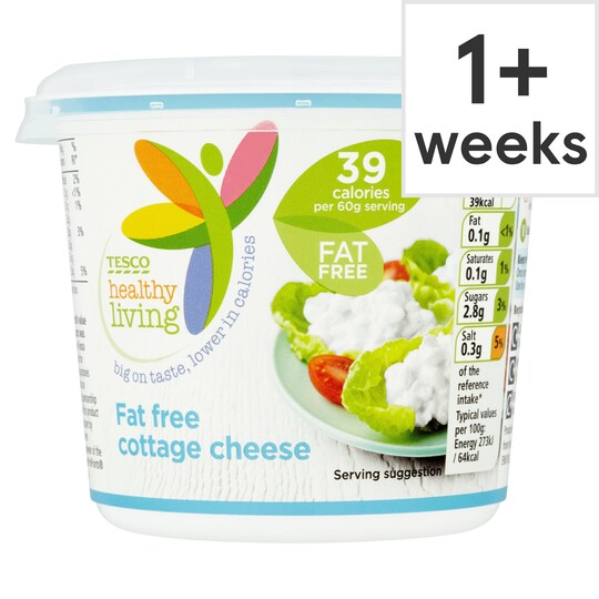 Tesco Healthy Living 0% Fat Cottage Cheese 300G