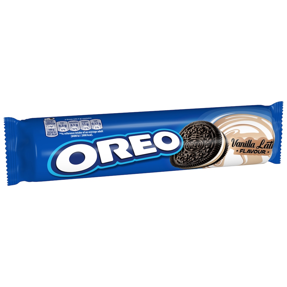 image 1 of OREO Vanilla Latte Flavour Sandwich Biscuits 157g