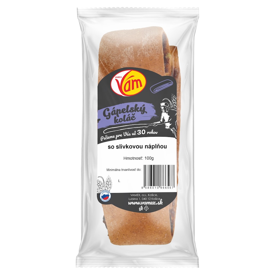 Vamex Gápelský koláč so slivkovou náplňou 100 g