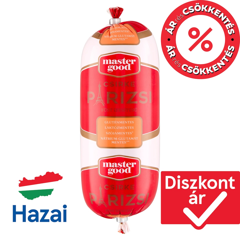Master Good füst ízesítésű csirke párizsi 400 g  1. kép