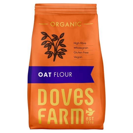 Doves Farm Organic Oat Flour 450G Tesco Groceries