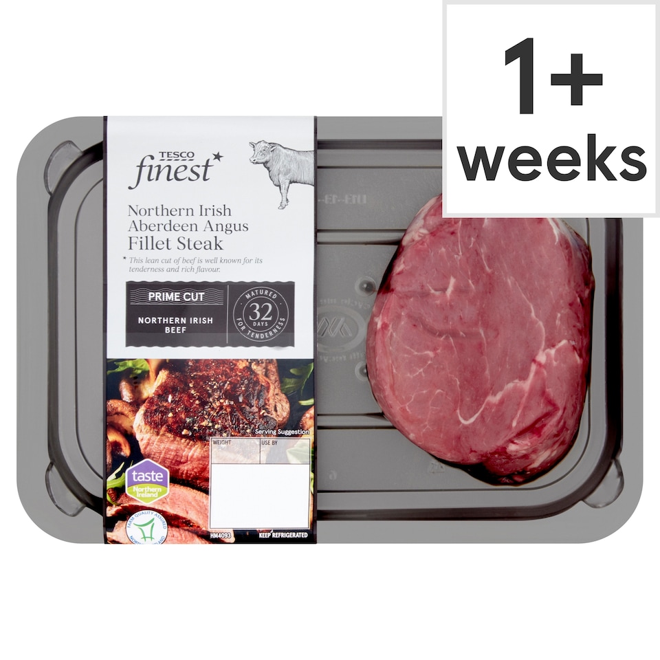 Tesco Finest Northern Irish Aberdeen Angus Fillet Steak 200g