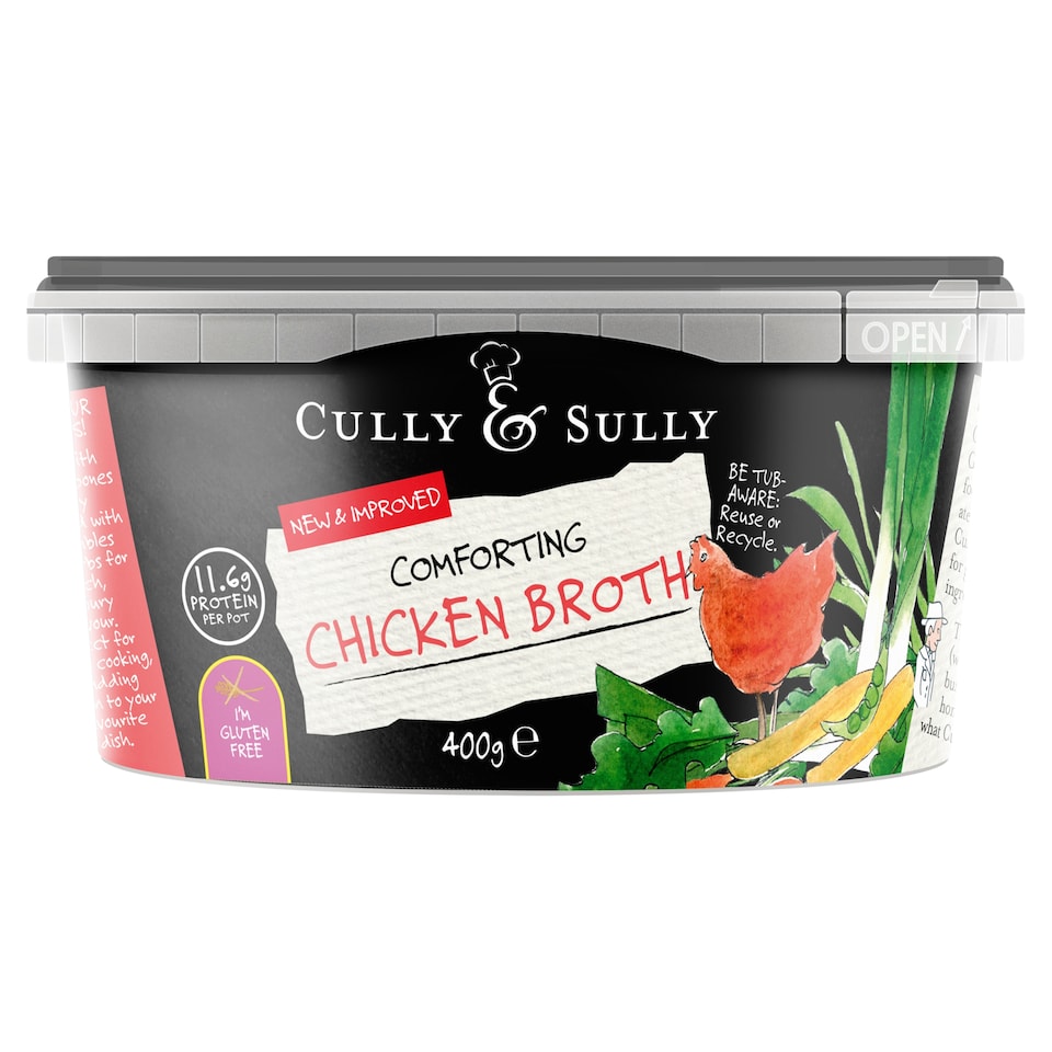 Cully & Sully Comforting Chicken Broth 400g