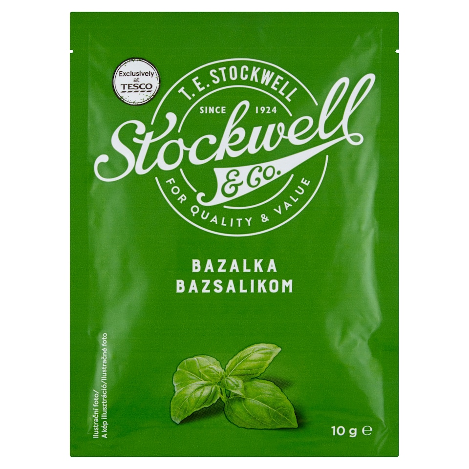 Stockwell & Co. szárított, morzsolt bazsalikom 10 g
