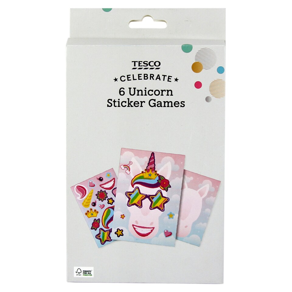 image 1 of Tesco Sticker Game Assortment