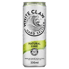 White Claw Hard Seltzer Natural Lime 330ml