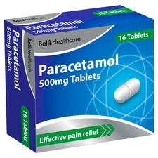 Bell's Healthcare Paracetamol 500mg Pain Relief Tablets 16s